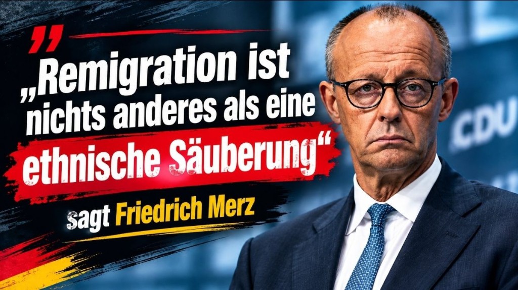 Friedrich Merz: Remigration ist nichts anderes als eine ethnische Säuberung.